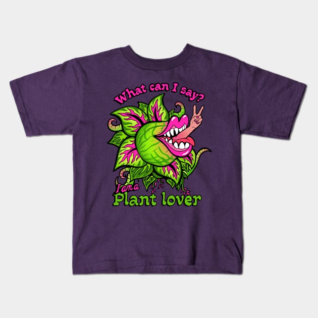 Audrey 2, Little shop of horrors tribute, plant lover Kids T-Shirt by Zubieta